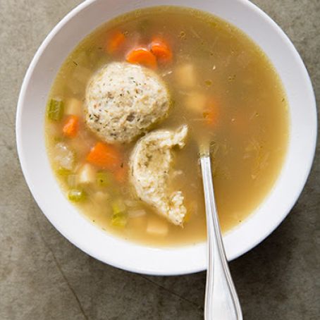 America's Test Kitchen Matzo Ball Soup