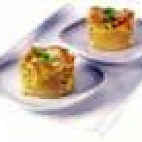 Mini Lasagna with Sweet Corn and Marscapone