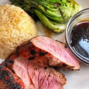 Grilled Pork Tenderloin with Orange Marmalade Glaze