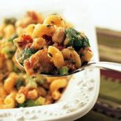 SKILLET CHICKEN WITH BROCCOLI-ZITI-ASIAGO CHEESE  {atk}