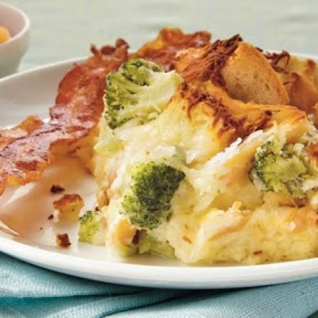 Make-Ahead Alfredo Strata