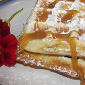 Sour Cream Hazelnut Waffles