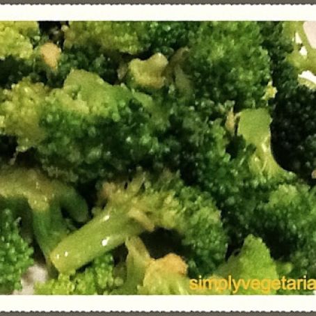 Broccoli Florets with Orange