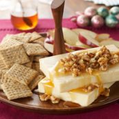 Honey-Drizzled Cheddar Cheese