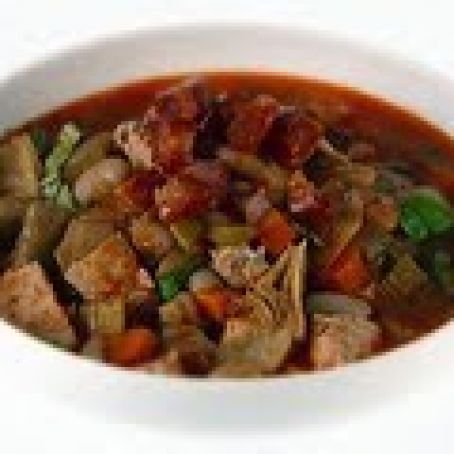 Chicken, Artichoke and Cannellini Bean Spezzatino