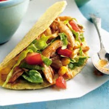 Slow Cooker Chile-Chicken Tacos