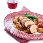 Pork Tenderloin with Roasted Apples and Onions