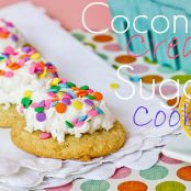 Coconut Cream Sugar Cookies
