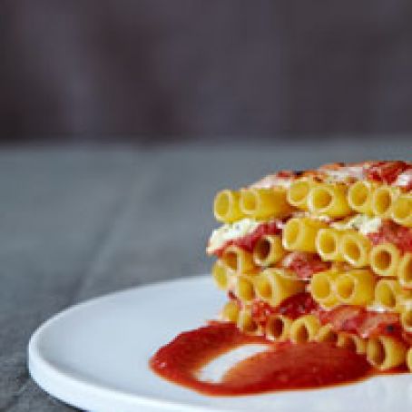 Baked Ziti with Pesto