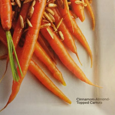 CINNAMON ALMOND TOPPED CARROTS