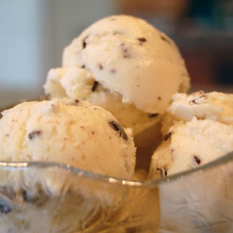 Homemade Mint Chocolate Chip Ice Cream