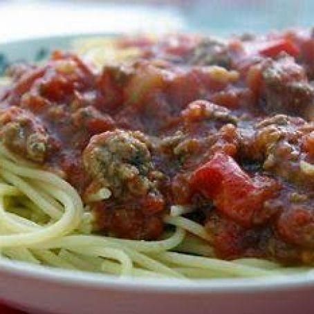 Crock Pot Spaghetti Sauce