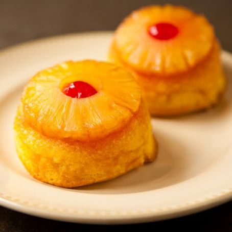 Mini Pineapple Upside Down Cakes