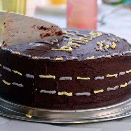 double chocolate layer cake
