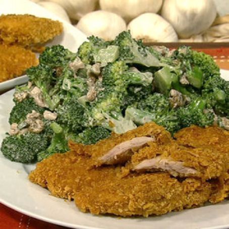 Bobby Deen's Broccoli Salad with Walnuts and Raisins