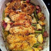Breasts - Garlic & Lemon Chicken With Green Beans & Red Potatoes