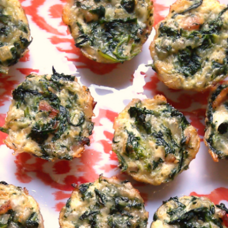 Bacon and Spinach Mini Quiches