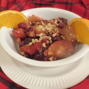Apple Cranberry Raisin Crisp