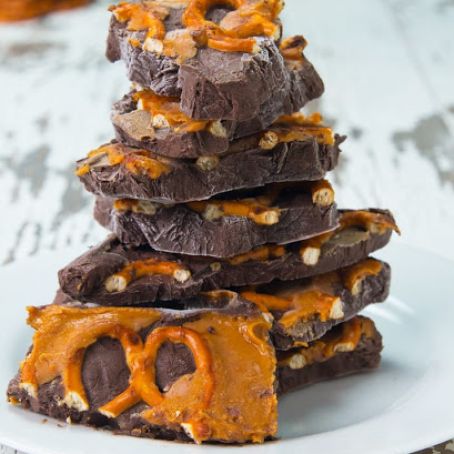 Dark Chocolate Peanut Butter Yogurt Bark