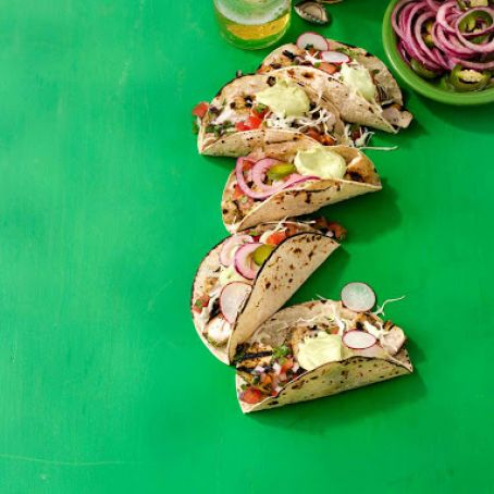 Margarita-Marinated Fish Tacos