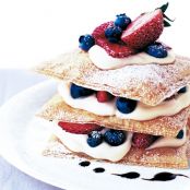 Strawberry Blueberry Napoleons