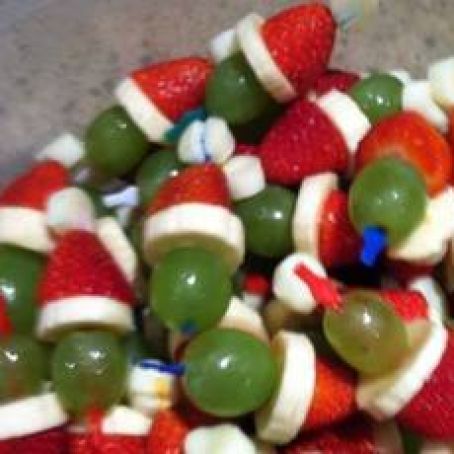 Grinch Kabobs