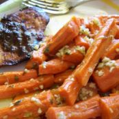 Steamed Baby Carrots with Ginger-Garlic Butter
