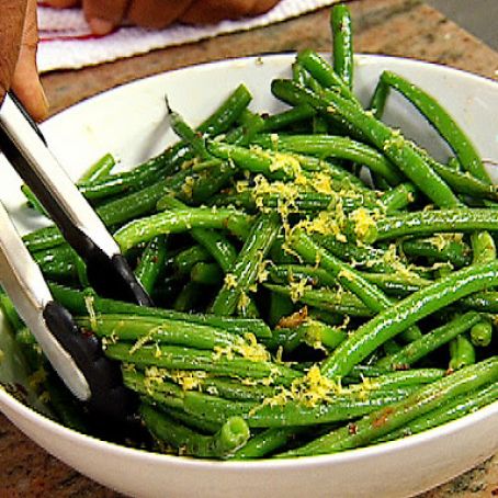 LEMON GARLIC GREEN BEANS