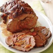 Roast Leg of Lamb with Pancetta, Sage and Rosemary