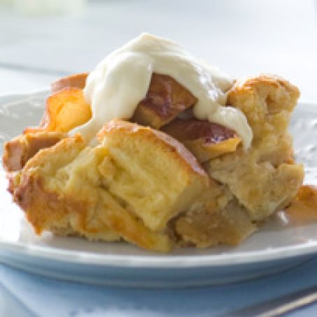Creamy PHILLY Maple Bread Pudding