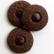 Double Dark Chocolate Thumbprints