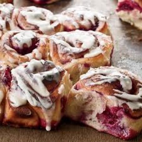 Lemon Raspberry Breakfast Rolls
