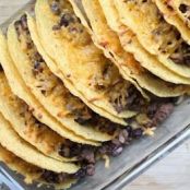 Beef & Bean Oven Tacos