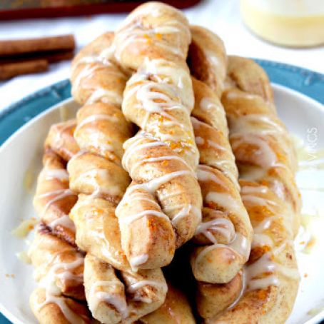 Sweet Orange Roll Breadtwists