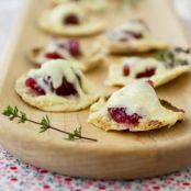 Cranberry Cheddar Pita Bites
