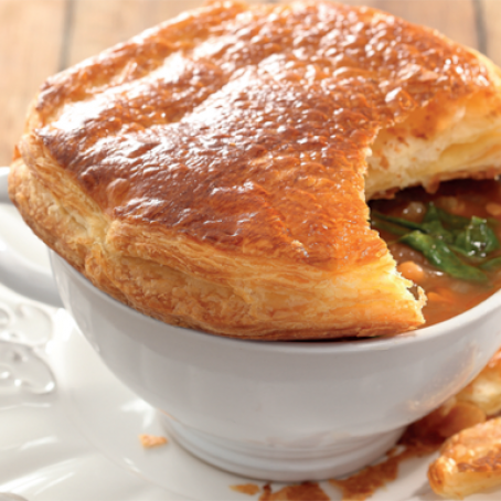 Puff Pastry Tops for Soup