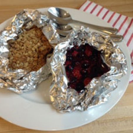 Foil-Packed Berry Crisp