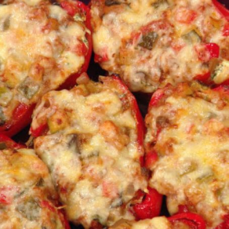 Vegitarian - Ratatouille & Ricotta-Stuffed Peppers