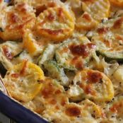 Zucchini and Squash Au Gratin