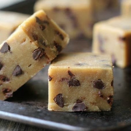 Fudge, Chocolate Chip Cookie Dough Recipe (Gluten-Free, Paleo)