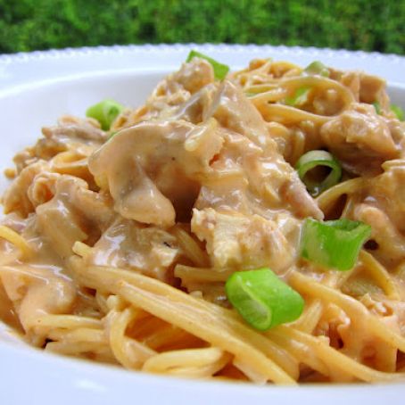 Buffalo Chicken Spaghetti