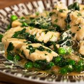 Ricotta Cheese Gnocchi with Buttered Peas & Mint