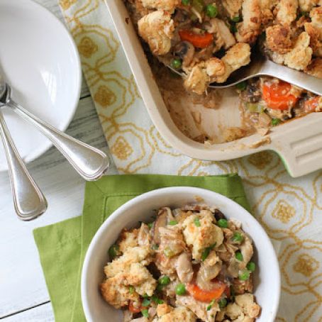 Chicken Pot Pie with Biscuit Crumble Topping | Annie's Eats