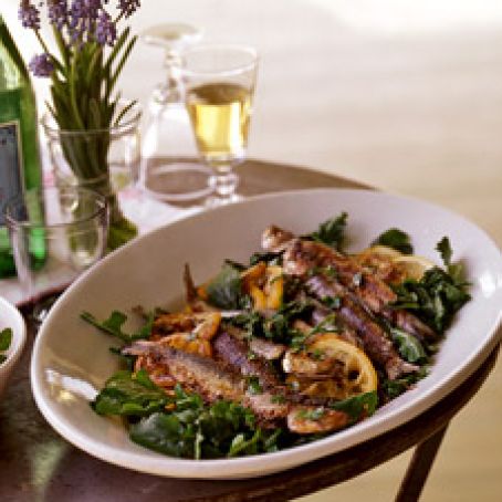 Sardines Grilled with Olive Oil