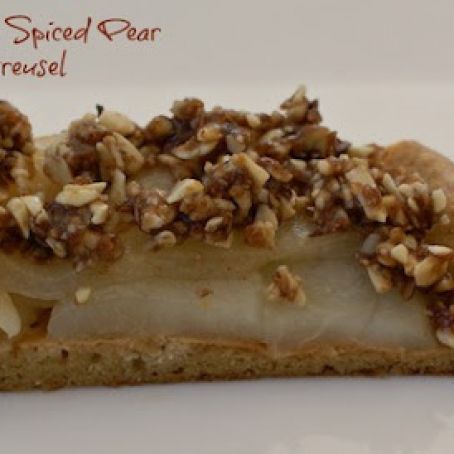 Grain Free Spiced Pear Streusel