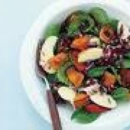 Roasted Butternut and Spinach Salad