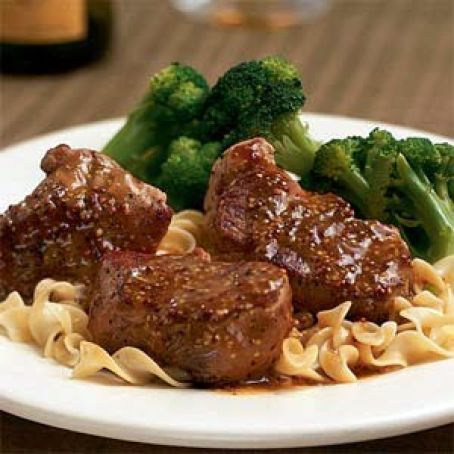 20-Minute Pork Tenderloin with Dijon Mustard Sauce