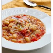 Sausage and Bean Soup with Pasta
