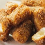 Pretzel-Crusted Fried Cheese with Spicy Ranch