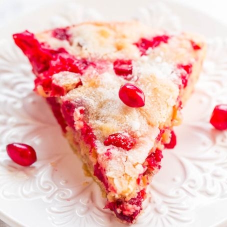 Crustless Cranberry Pie